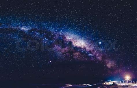 Milky Way In Antarctica Stock Image Colourbox