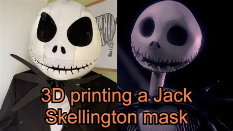 Building Jack Skellington Mask Pinch Of Intelligence