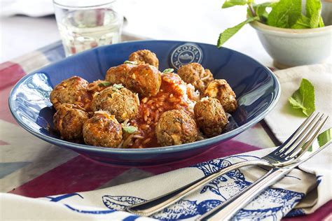 Lamb Meatballs With Feta Cheese And Tomato Sauce FreshMAG