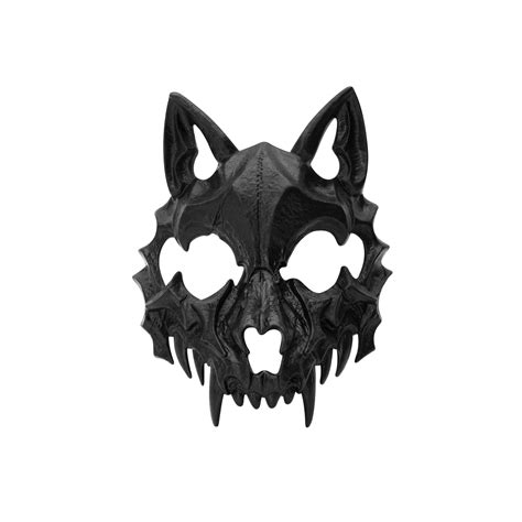 Black Evil Mask Cutout 27536741 Png