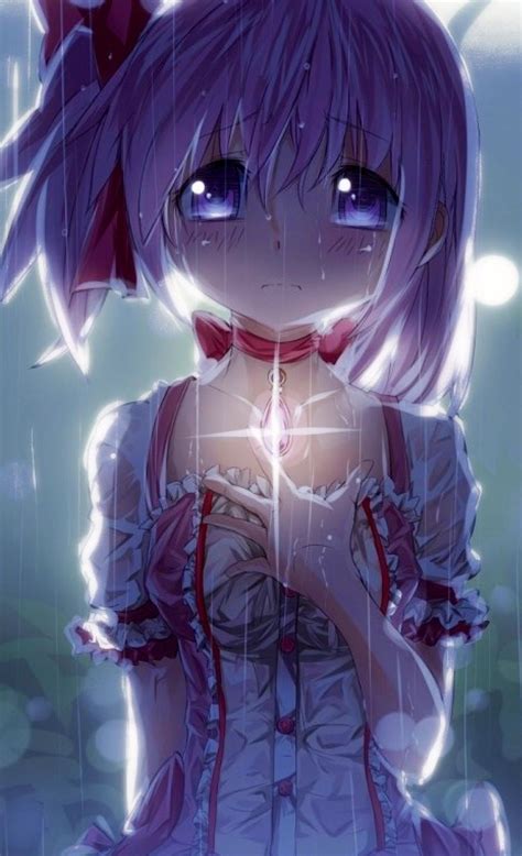 Sad Anime Girl So Pretty Kawaii Pinterest More