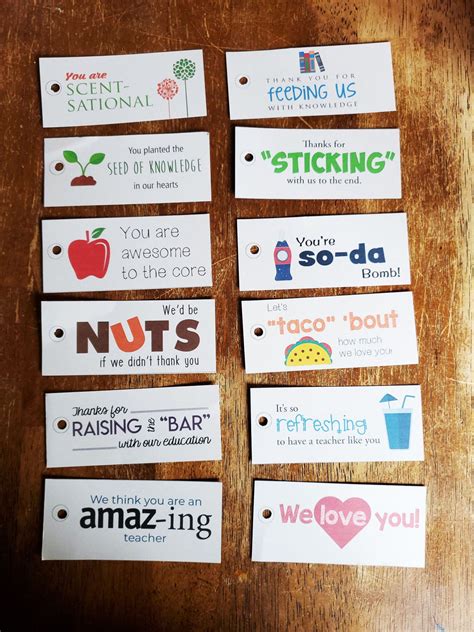 Awesome Free Printable Teacher Appreciation Gifts My XXX Hot Girl