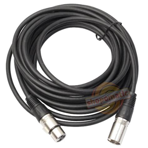 🟧 3 Pin Xlr Microphone Cable Male To Female Balanced Patch Lead Mic Ofc