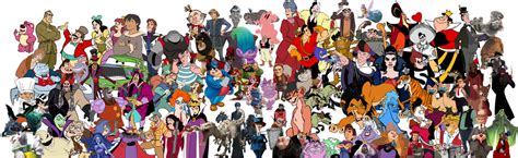 Disney And 20th Century Fox Animation Villains By Genarmatiz On Deviantart