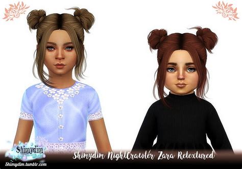 Nightcrawler Zara Hair Retexture Child And Toddler At Shimydim Sims