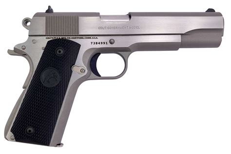 Colt Mfg O1070a1cs Cm 1911 Government 45 Acp 5 71 Brushed Stainless