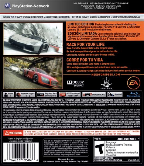 Tgdb Browse Game Need For Speed The Run Limited Edition