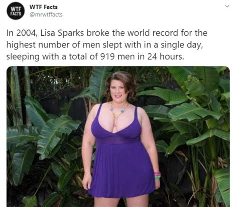 Lisa Sparks Lady Who Has Slept With Over 900 Men In A Day