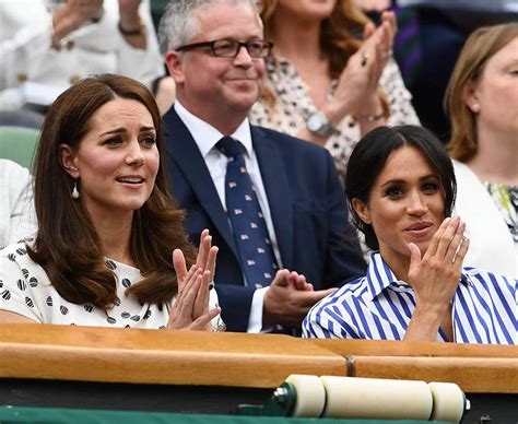 Meghan And Kate Stun As They Arrive At Wimbledon Together Daily Star