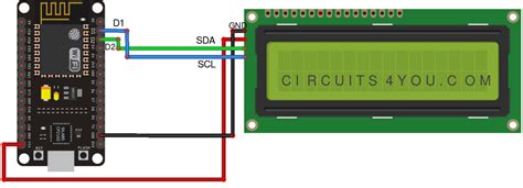 Lcd Interface Using I C Module With Arduino Circuits You Com Vrogue