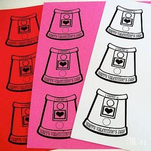 Gumball Machine Valentines (with Free Printable) : 7 Steps (with ...