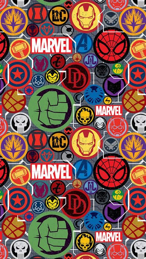 Marvel Superheroes Stickers Iphone Wallpaper Iphone Wallpapers