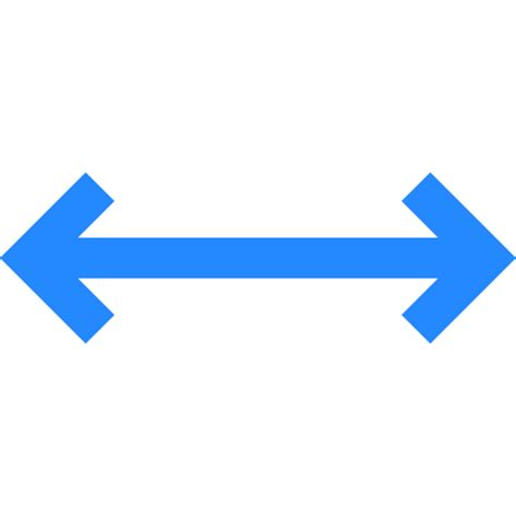 Double Arrow Orientation Direction Horizontal Arrows Resize