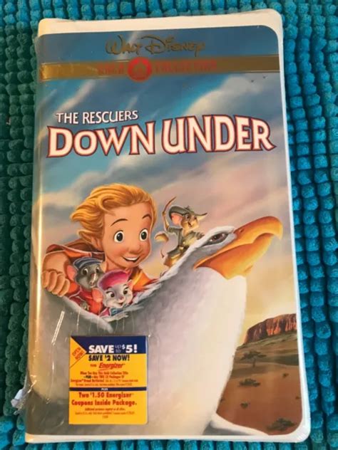 New Disney The Rescuers Down Under Vhs Gold Classic Collection Picclick