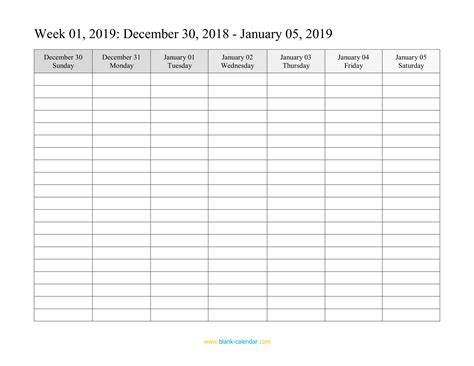 25 Awesome Monthly Appointment Calendar Template 2019 Free Design