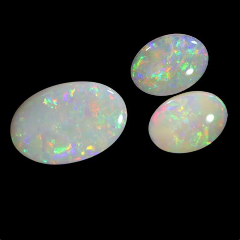 188cts 3pcs Crystal Fire Opals Calibrated Ws759