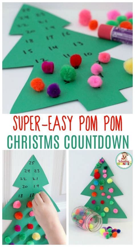 Looking For An Advent Calendar For Kids This Pom Pom Christmas Tree