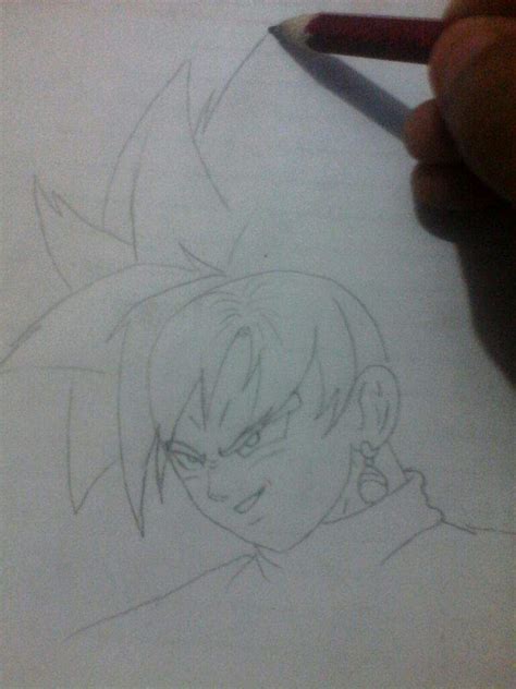 ⭐proceso De Dibujo De Goku Black Ssj Rose⭐ •anime• Amino