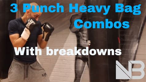 Beginner Boxing Heavy Bag Combos Session 1 Youtube