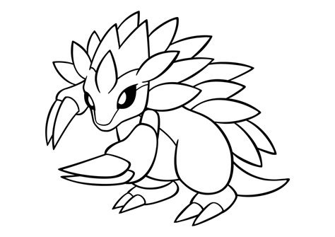Sandslash 4 Coloring Page Free Printable Coloring Pages For Kids