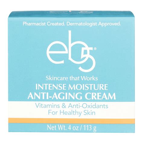 Eb5 Intense Moisture Anti Aging Skin Face Cream 4 Oz