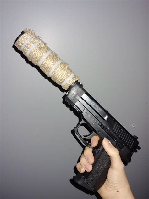I Made A Luison Style Suppressor For My Old Airsoft Gun Rainbow6