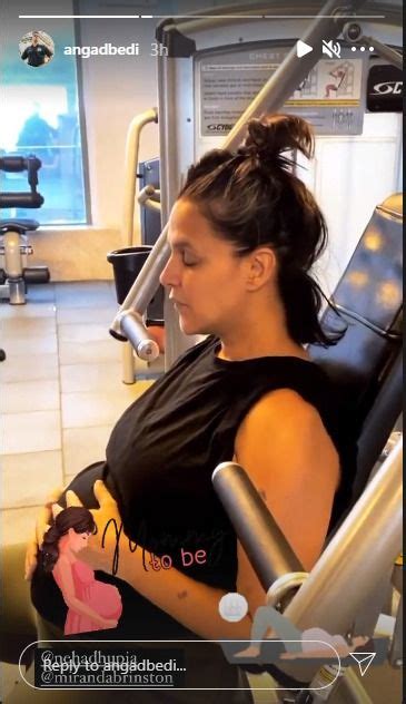 angad bedi s video of pregnant neha dhupia s gym workout is major fitnessgoals watch