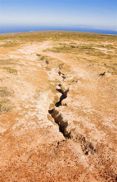 Potential California Earthquake Fault Line Exposed On The Flickr