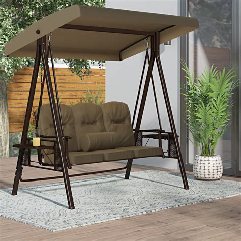 Cheap patio swings, buy quality furniture directly from china suppliers:outdoor 2person canopy swing chair patio hammock seat yard porch furniture steel enjoy free shipping worldwide! Top 30 of Porch Swings With Canopy