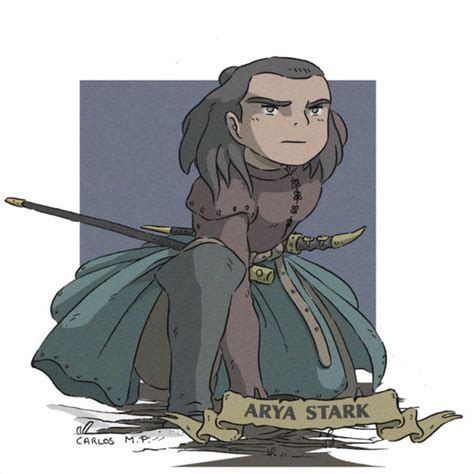 Arya Stark Fan Art Anime Style Game Of Thrones By Carlos Mp On Deviantart
