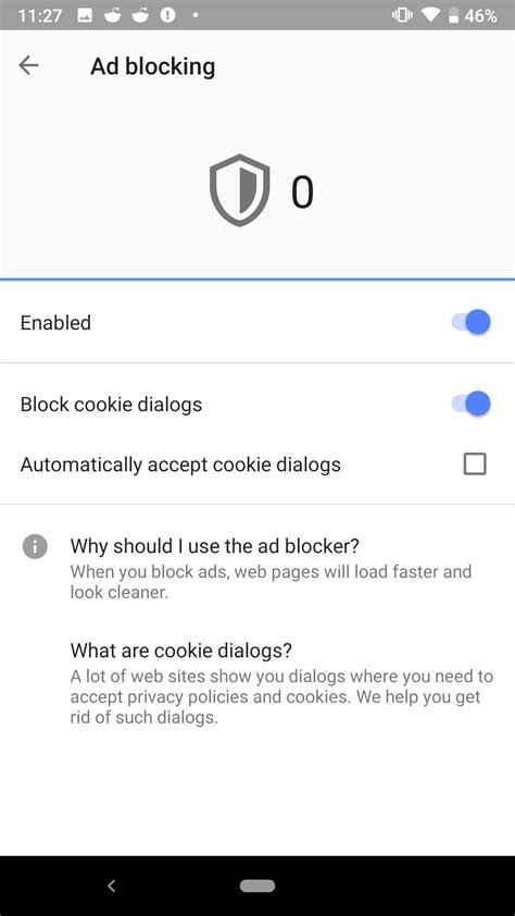 how to block annoying gdpr cookie pop ups while browsing the web on android android gadget