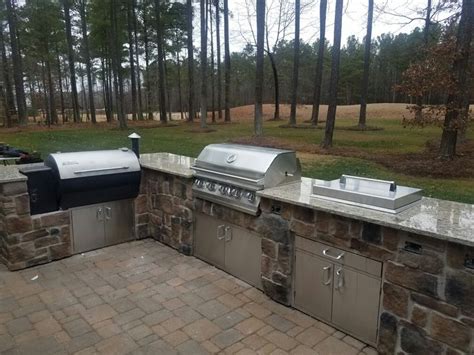Moonshiners patio bar & grill is located @ 1345 old chapin road in lexington sc. Project Complete: Traeger smoker and grill outdoor kitchen ...
