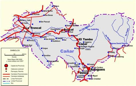 Mapa Vial Del Ecuador