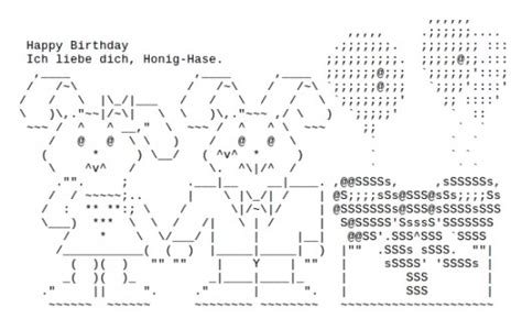 Happy Birthday Ascii Text Art Hubpages