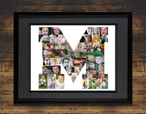 There are options to include 3 images at a stretch. Letter Photo Collage: Premium, Hand-Crafted Photo Collages ...