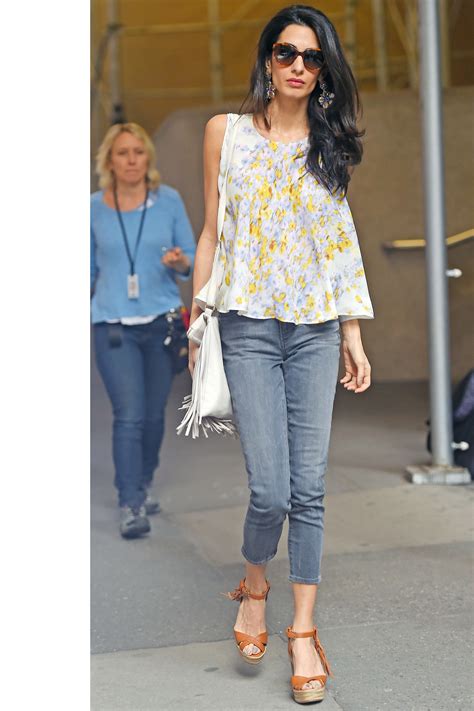 Amal Alamuddins Most Stylish Looks Pictures Of Amal Clooneys Top