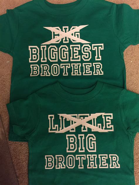 Set Of 3 Big Brother Shirts Sibling Shirt Ts Best Biggest Etsy