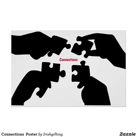Connections Poster | Zazzle.co.uk | Poster wall, Poster, Large poster