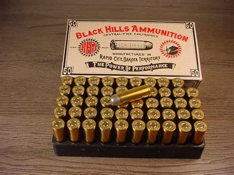 Box Of Black Hills Ammunition 45 Colt Lead Round Nose Flat Point