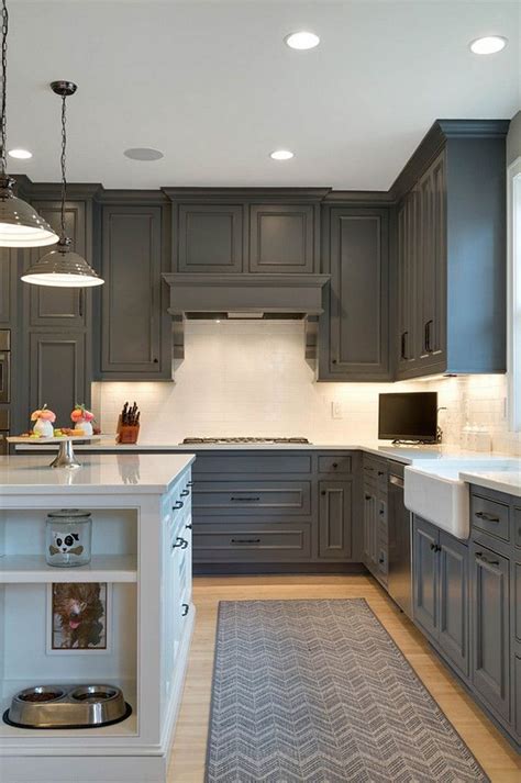 Cabinets Are Painted With Kendall Charcoal From Benjamin Moore