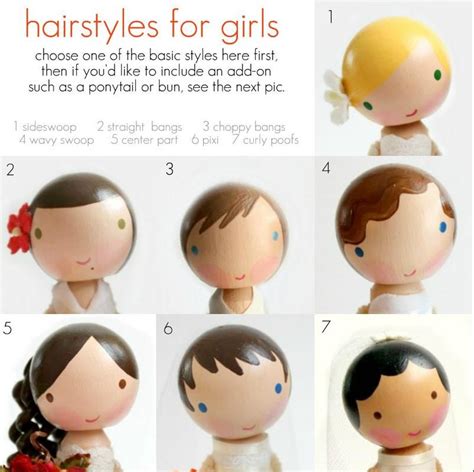 Hairstyles Clothespin Dolls Peg People Peg Dolls