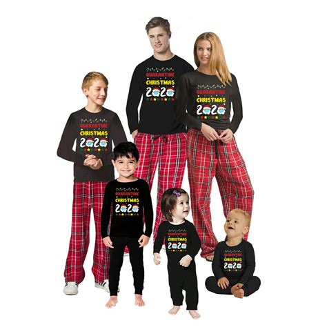 2020 Family Christmas PJs Matching Sets - Funny Quarantine Stay Away