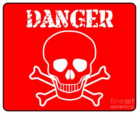 Red Danger Sign Digital Art By Bigalbaloo Stock Pixels
