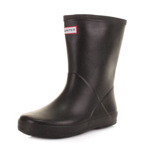 Kids Hunter First Black Classic Wellies Wellington Boots Uk Size Ebay