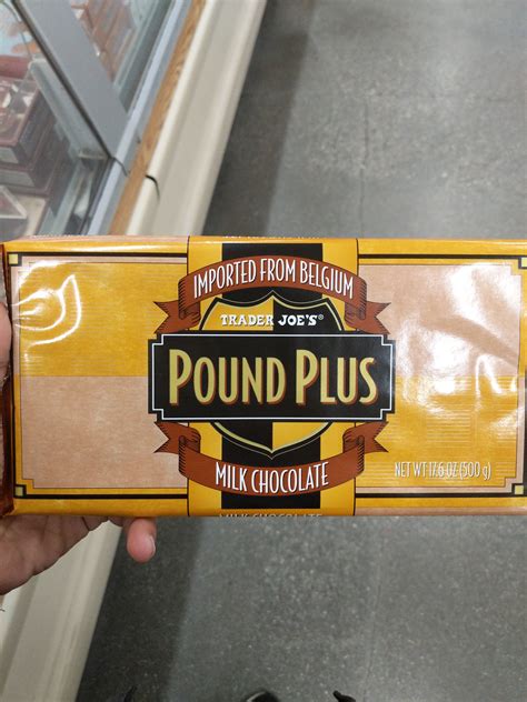 Trader Joes Pound Plus Milk Chocolate Bar Well Get The Food
