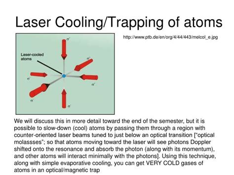 Ppt Laser Coolingtrapping Of Atoms Powerpoint Presentation Free