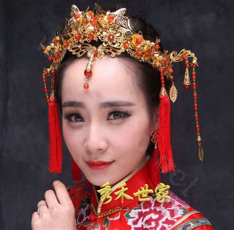Buy Wholesale Luxury Bride Chinese Style Gold Tassel