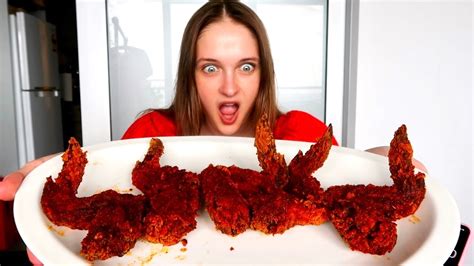 Extremely Hot Nashville Chicken Wings Challenge YouTube