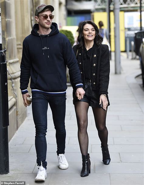 Faye Brookes Looks Stylish As She Enjoys Relaxing Stroll In Manchester