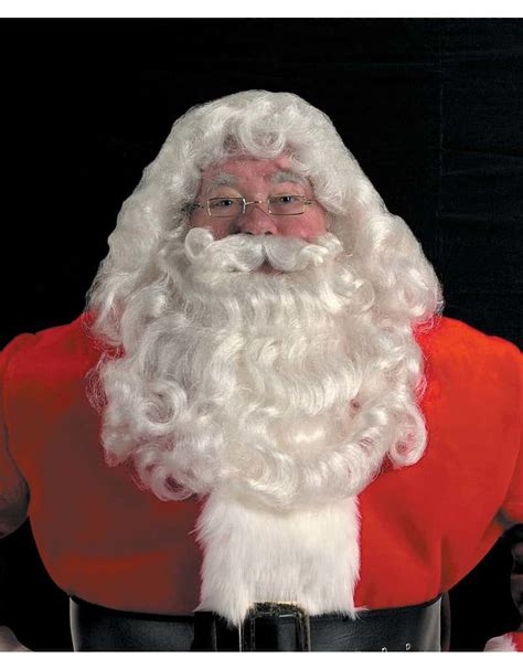 Professional Santa Wig And Beard Christmas Costume Johnnie Brocks